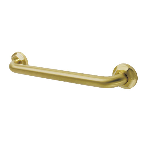 Kingston Brass DR714167 Metropolitan 16" Grab Bar, 1-1/4" Diameter, Brushed Brass