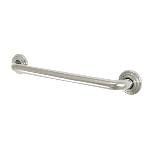 Kingston Brass DR314186 Restoration 18-Inch X 1-1/4-Inch OD Decorative Grab Bar, Polished Nickel