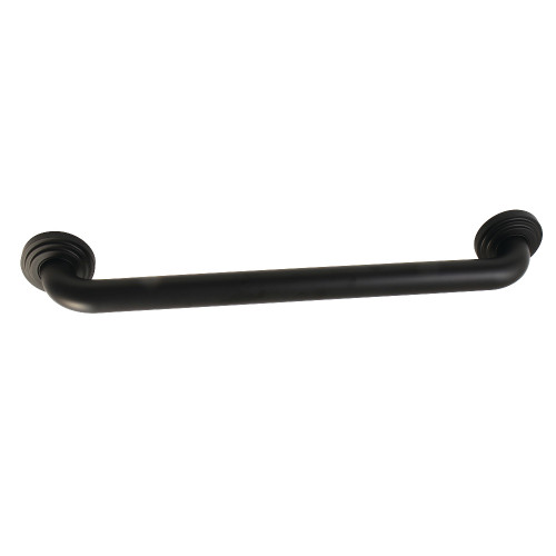 Kingston Brass DR214180 Milano 18-Inch X 1-1/4-Inch OD Decorative Grab Bar, Matte Black