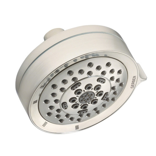 Gerber D460055BN Parma Five Function Showerhead With Brass Ball Joint 2.0 GPM Max Flow - Brushed Nickel