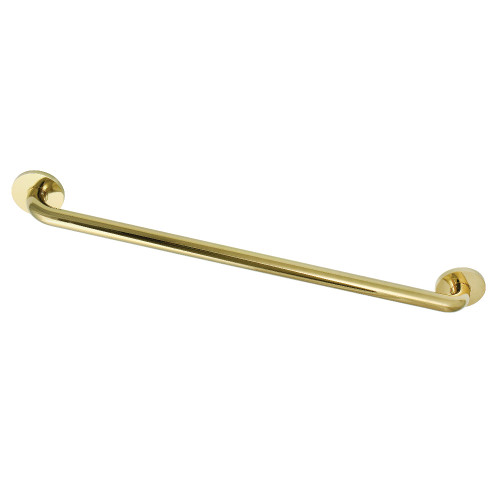 Kingston Brass GLDR814302 Silver Sage 30-Inch X 1-1/4-Inch OD ADA Grab Bar, Polished Brass