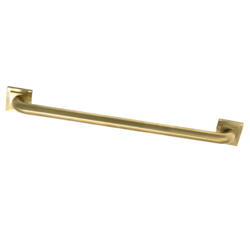 Kingston Brass DR614247 Claremont 24" Grab Bar, 1-1/4" Diameter, Brushed Brass