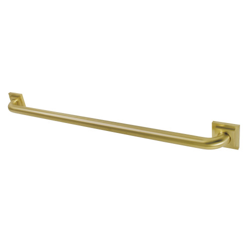 Kingston Brass DR614327 Claremont 32" Grab Bar, 1-1/4" Diameter, Brushed Brass