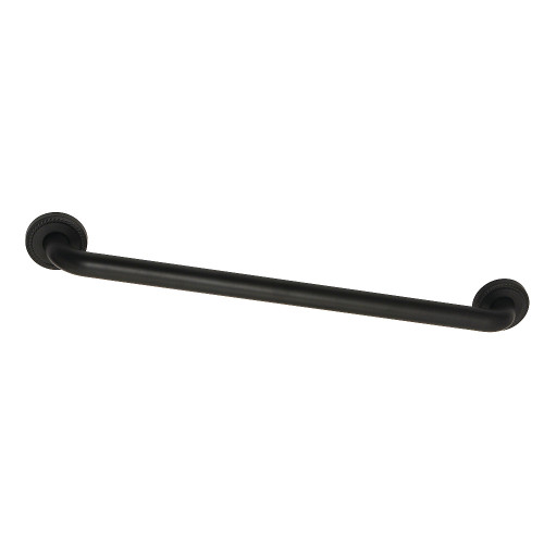 Kingston Brass DR814240 Laurel 24" Grab Bar, 1-1/4" Diameter, Matte Black