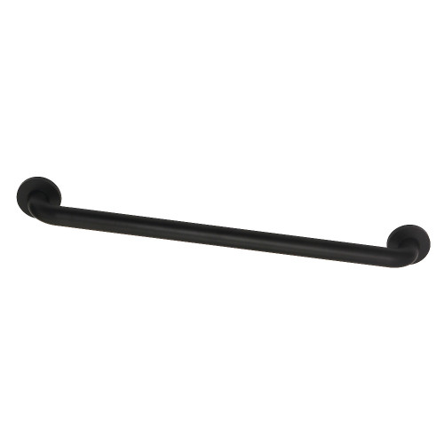 Kingston Brass DR514240 Meridian 24" Grab Bar, 1-1/4" Diameter, Matte Black