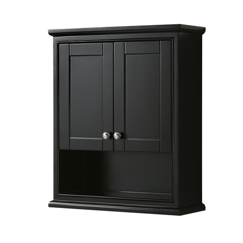 Wyndham WCS2020WCDE Deborah 24 inch Wall-Mounted Storage Cabinet in Dark Espresso