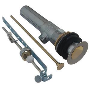 Kingston Brass KB1009 Brass Pop-up Drain Assembly - Brushed Nickel/Polished Brass