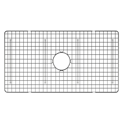 Ruvati 30 x 17 inch Stainless Steel Bottom Rinse Grid for RVL2300WH Fireclay Kitchen Sink - RVA623009