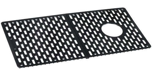 Ruvati Silicone Bottom Grid Sink Mat for RVG1033 and RVG2033 Sinks - Black - RVA41033BK