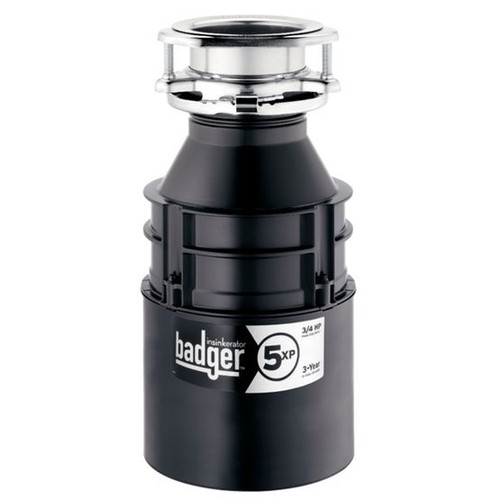 Insinkerator  Badger 5XP Garbage Disposal, 3/4 HP with Power Chord - 79326A-ISE