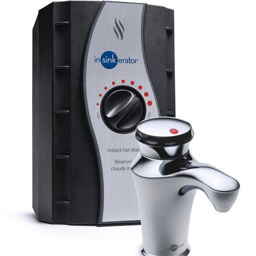 Insinkerator Invite Contour Instant Hot Water Dispenser Faucet With Heating Tank (H-Contour-SS) - Chrome - 44718