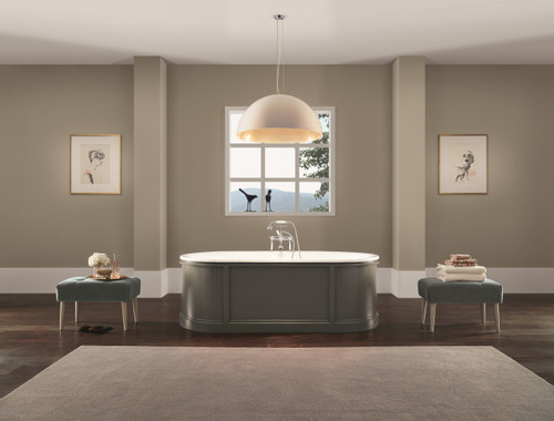 Cheviot BUCKINGHAM Cast Iron Free-Standing Bathtub - 69.875" x 31.125" x 24" - Custom Color of Choice - 2141-WC