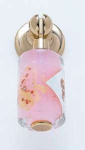 JVJ 24 K Gold Plated 30 mm (1 3/16") Pendant Drop Door Pull - Opaque With Gold and Silver - 48724