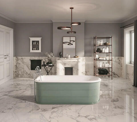 Cheviot 2196-WC WINSTON Cast Iron Freestanding Bathtub 60 3/4 Inch L x 30 1/4 Inch x 24 Inch H - Custom Color of Choice