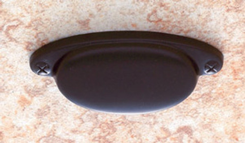 JVJ 46620 Oil Rubbed Bronze 2 1/2" C/C/ Smooth Cup Door Pull