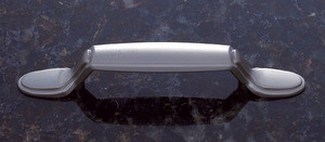 JVJ Satin Nickel 3" C/C Door Pull 5 3/4" OA - 45046