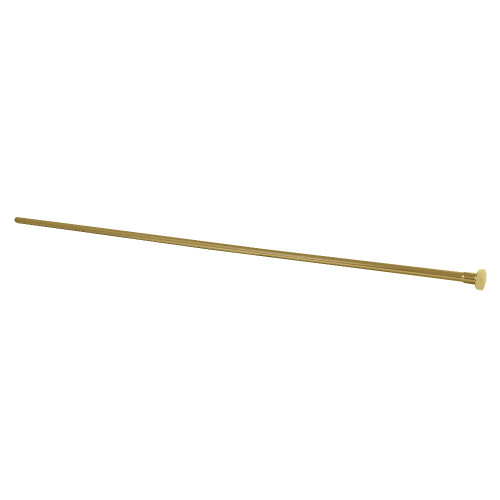 Kingston Brass CF38207 Complement 20" x 3/8" Diameter Flat Closet Supply Line, Brushed Brass