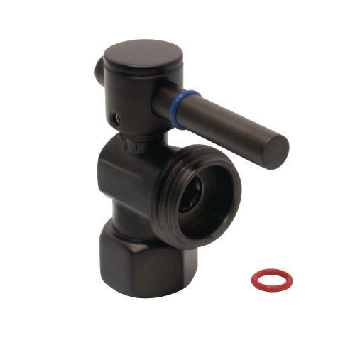 Kingston Brass CC13005DL 1/2" IPS X 3/4" Hose Thread Washing Machine Valve, Oil Rubbed Bronze