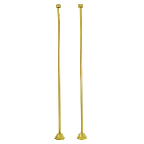 Kingston Brass CC482 Straight Bath Supply, Polished Brass
