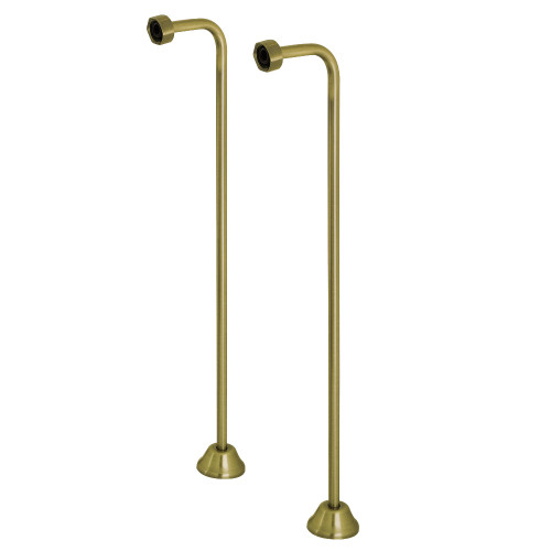 Kingston Brass CC463 Single Offset Bath Supply, Antique Brass