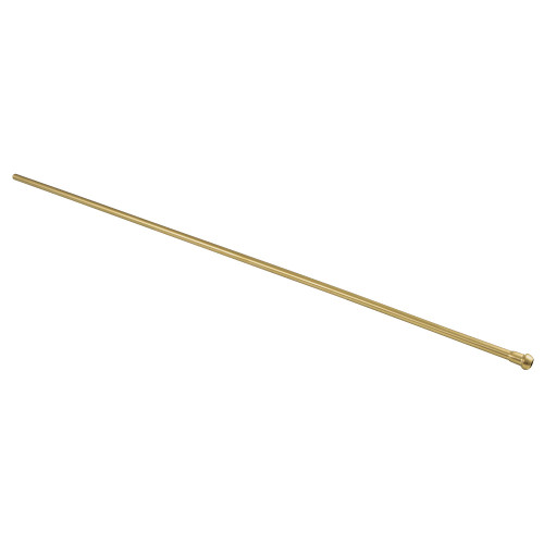 Kingston Brass CB38307 Complement 30 in. Bullnose Bathroom Supply Line, Brushed Brass