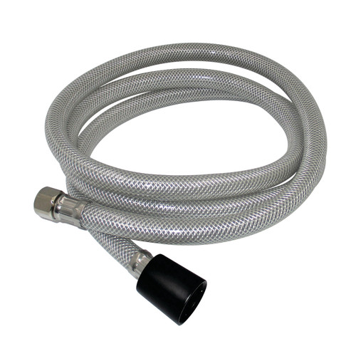 Kingston Brass KSSLSPR0K Nyloom 60" Kitchen Faucet Spray Hose, Silver Gray/Matte Black