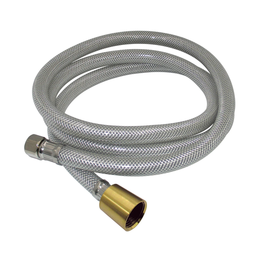Kingston Brass KSSLSPR7K Nyloom 60" Kitchen Faucet Spray Hose, Silver Gray/Brushed Brass