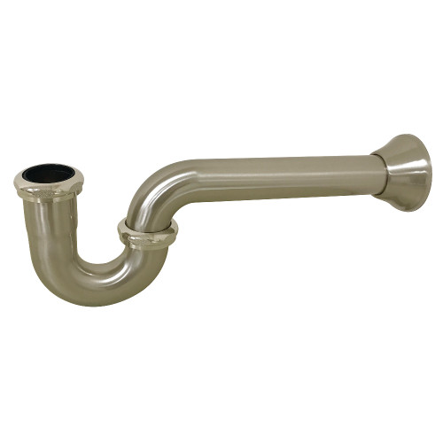 Kingston Brass Fauceture CC2128 Vintage 1-1/2 Inch Decor P-Trap, Brushed Nickel