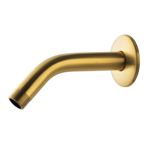 Kingston Brass K206M7 Shower Scape 6-Inch Shower Arm with Flange, Brushed Brass