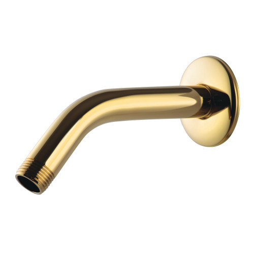 Kingston Brass K206M2 Shower Scape 6-Inch Shower Arm with Flange, Polished Brass