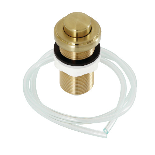 Kingston Brass KA217 Trimscape Garbage Disposal Air Switch Button, Brushed Brass