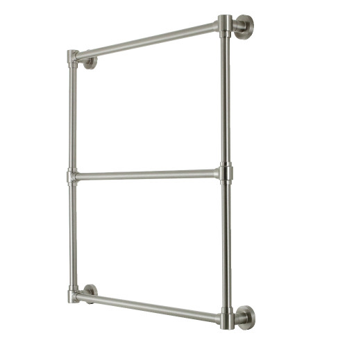 Kingston Brass DTM323038 Gallant 30-Inch x 32-Inch Wall Mount Towel Rack, Brushed Nickel