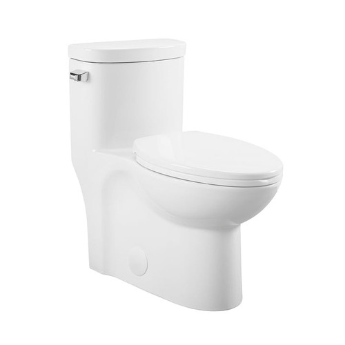 Swiss Madison SM-1T206 Sublime One-Piece Elongated Toilet Side Flush 1.28 gpf - White