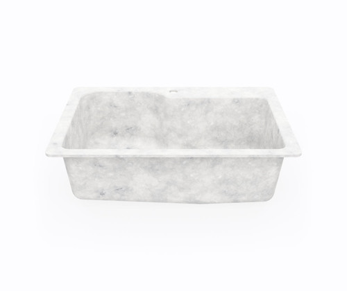 Swanstone 22 x 33 Undermount Or Drop-In Single Bowl Sink in Ice - KS03322SB.130
