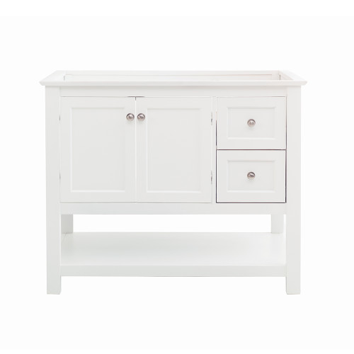 Fresca FCB2340WH Fresca Manchester 42" White Traditional Bathroom Vanity Cabinet