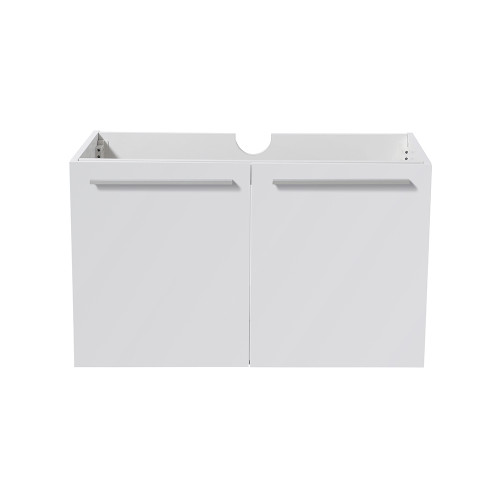 Fresca FCB8089WH Fresca Vista 30" White Wall Hung Modern Bathroom Vanity Cabinet