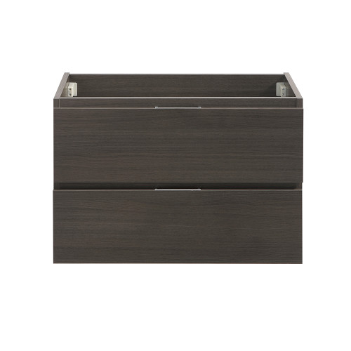 Fresca FCB8330GO Fresca Valencia 30" Gray Oak Wall Hung Modern Bathroom Vanity Cabinet