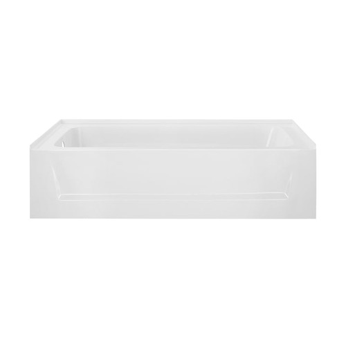 Swiss Madison SM-AB580 Virage 60" x 30" Left-Hand Drain Alcove Bathtub with Apron