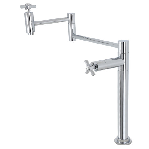 Kingston Brass KS8701ZX Millennium Deck Mount Pot Filler, Polished Chrome