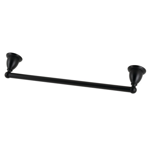 Kingston Brass BA1752MB Heritage 18" Towel Bar, Matte Black