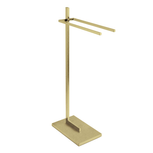 Kingston Brass SCC8607 Edenscape Freestanding Dual Towel Rack, Brushed Brass