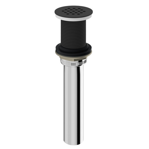 Vigo VG07001MB Vessel Bathroom Sink Grid Drain In Matte Black Vigo VG07001MB Vessel Bathroom Sink Grid Drain In Matte Black