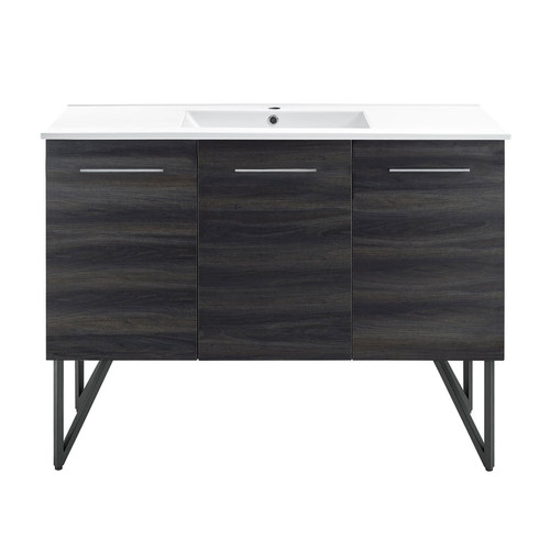 Swiss Madison SM-BV224 Annecy 48" Bathroom Vanity - Black Walnut With Sink