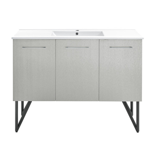 Swiss Madison SM-BV234 Annecy 48" Bathroom Vanity in Brushed Grey