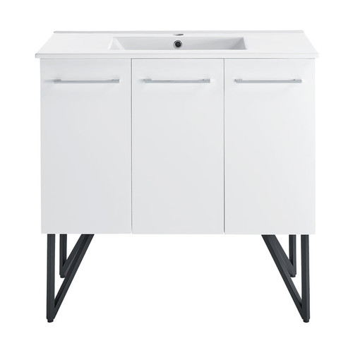Swiss Madison SM-BV213 Annecy 36" Bathroom Vanity - White With Sink