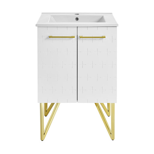 Swiss Madison SM-BV255W Annecy 24" Bathroom Vanity in Galaxy White