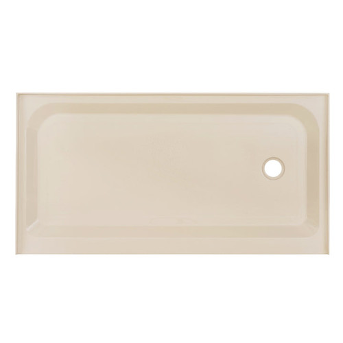 Swiss Madison SM-SB514V Voltaire 60 x 32 Single-Threshold, Right-Hand Drain, Shower Base in Biscuit