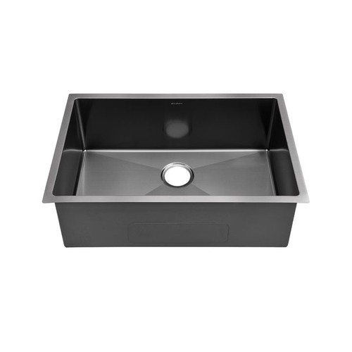 Swiss Madison SM-KU700B Rivage 30" x 18" Stainless Steel, Single Sink, Undermount Kitchen Sink, Black