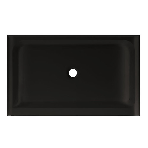 Swiss Madison SM-SB528 Voltaire 48" X 36" Center Drain, Shower Base in Black