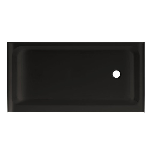 Swiss Madison SM-SB531 Voltaire 60" X 32" Right-Hand Drain, Shower Base - Black